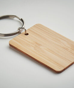 Schlüsselring Bambus, eckig ANGLEBOO Holz 9 mo6978 40 detail