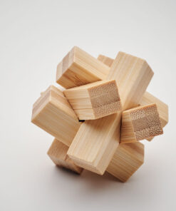 Holzpuzzle/Gehirnjogging Bambus CUBENATS 11 mo6987 40 detail