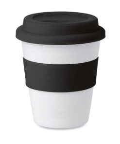 PP Becher mit Silikon-Deckel ASTORIA