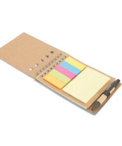 Notizbuch mit Klebezetteln MULTIBOOK Beige 12 mo8107 13 detail