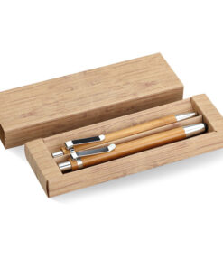 Schreibset aus Bambus BAMBOOSET