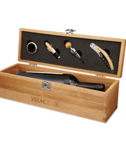 Wein-Set in Bambus-Box TARDOR 11 mo8293 40 print