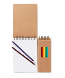 Alternative view of Malset mit 8 Buntstiften COLOPAD