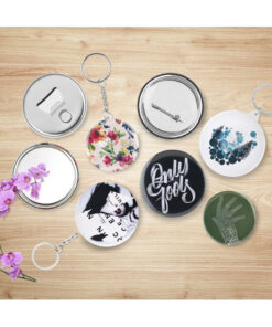 Badge Anstecknadel PIN Mattsilber 12 mo9330 16 ambiant