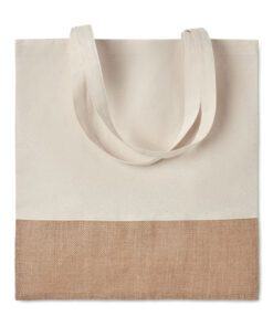 Einkaufstasche mit Jutebesatz INDIA TOTE