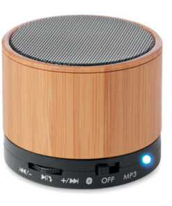 Runder wireless Lautsprecher ROUND BAMBOO