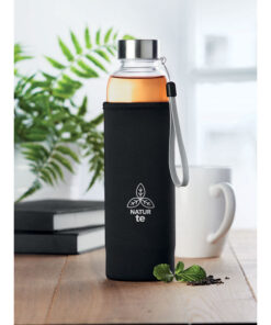 Einwandige Trinkflasche Glas UTAH TEA 11 mo9636 03 print