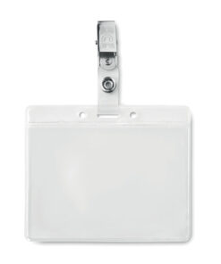 Transparente Kartenhülle CLIPBADGE