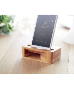 Smartphone Halter/Verstärker CARACOL Holz 11 mo9706 40 print