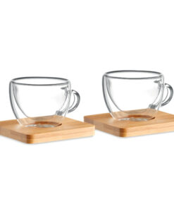 Set mit 2 Espressogläsern BELIZE