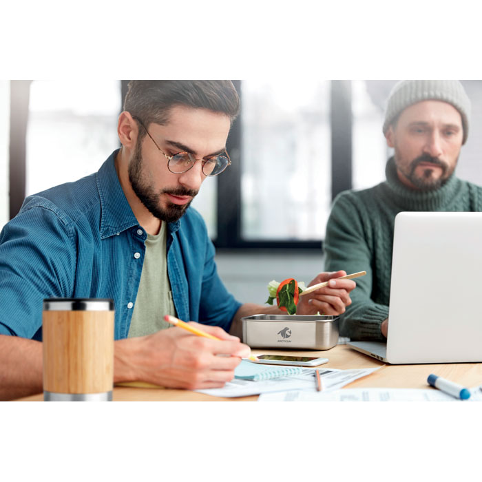 Lunchbox Edelstahl 600ml SAVANNA – Bild 6