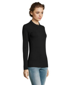PERFECT LSL WOMEN POLO 180 PERFECT LSL WOMEN 7 s02083 bk side