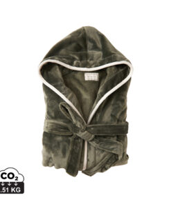 VINGA Louis Luxus Plüsch GRS rPET Bademantel Größe S/M