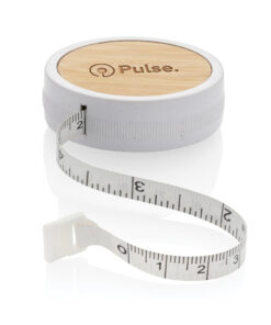 Schneidermaßband aus RCS recyceltem Kunststoff und Bambus 10 P110.033 D 100 d684620b26dd43539b8ffb54c6e0b8e7