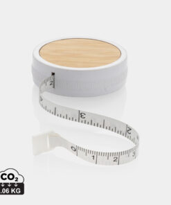 Alternative view of Schneidermaßband aus RCS recyceltem Kunststoff und Bambus