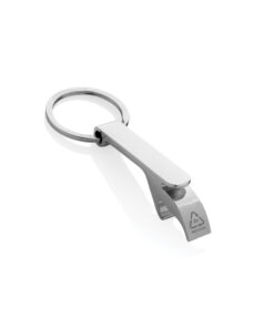 Flaschenöffner & Schlüsselband aus RCS rec. Zinklegierung