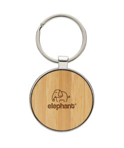 Schlüsselanhänger aus RCS rec. Zinklegierung mit Bambus 11 P191.6709 D 100 b793b75295bf43b998a3a69f12af85d1