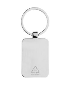 Eckiger Schlüsselring aus RCS rec. Zinklegierung mit Bambus 9 P191.6809 B 2 667550cc4b614f0e8500e2016c247396