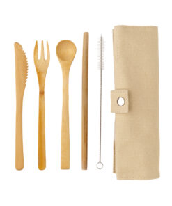 Wiederverwendbares Bambus Reisebesteck 10 P269.539 B 3