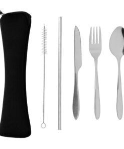 4-teiliges wiederverwendbares Besteckset aus Stainless-Steel 9 P269.632 B 2 ad56d6609c5a4493b8d080ff90fa662f