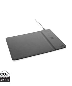 Alternative view of Swiss Peak RCS recyceltes 10W Wireless-Charging PU Mauspad