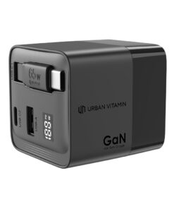Urban Vitamin Mendocino 65W GaN-Charger mit einziehb. Kabel