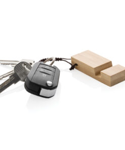 Standkey Bambus Schlüsselanhänger Telefonständer