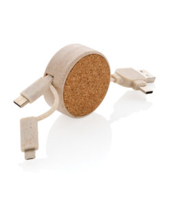 Kork und Weizen 6-in-1 Ladekabel