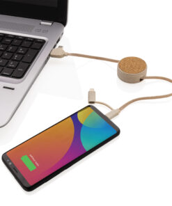 Kork und Weizen 6-in-1 ausziehbares Ladekabel 10 P302.369 B 4