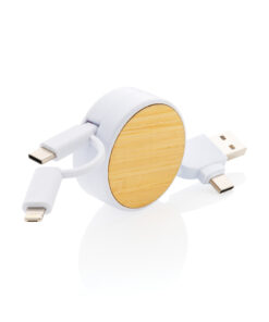 Ontario ausziehb. 6-in-1 Kabel aus RCS recyceltem Kunststoff