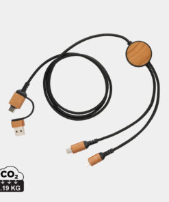 Alternative view of Ohio 6-in-1-Kabel aus RCS zertifiziert recyceltem Kunststoff