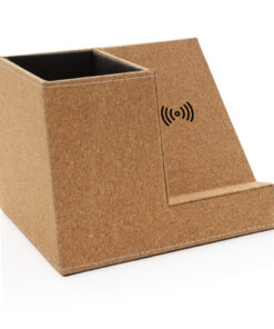 Kork Stiftehalter mit 5W Wireless Charger
