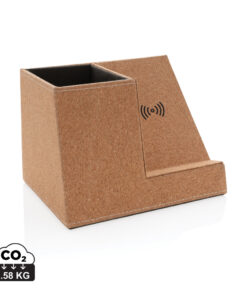 Alternative view of Kork Stiftehalter mit 5W Wireless Charger