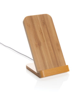 Kabelloser 5W-Ladeständer aus Bambus