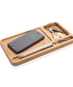 Bambus Desk Organizer mit 10W Wireless Charger 9 P308.399 B 2 a9713a70f8b04d6cb7d1d82ecf28d018
