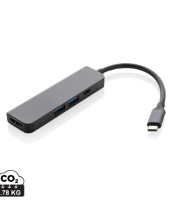 Alternative view of Terra Hub aus RCS recyceltem Aluminium mit HDMI-Input