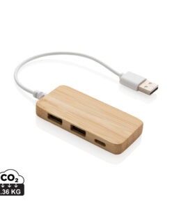 Alternative view of Bambus-Hub mit Type-C