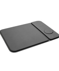 Swiss Peak 15W 3-in-1 Lade-Mauspad aus RCS recyceltem PU