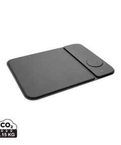 Alternative view of Swiss Peak 15W 3-in-1 Lade-Mauspad aus RCS recyceltem PU