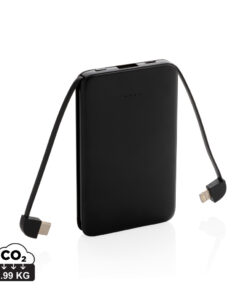 5.000 mAh Powerbank mit integriertem Kabel