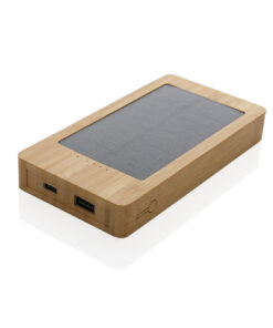 Sunwick 10.000mah Bambus Solar Powerbank