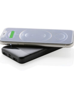 Wireless Powerbank aus RCS Standard recyceltem Kunststoff