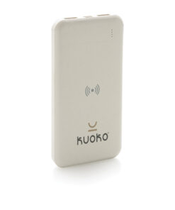 Alternative view of Wireless Powerbank aus RCS Standard recyceltem Kunststoff