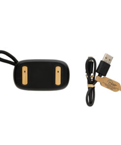 TWS-Ohrhörer aus recyceltem RCS-Kunststoff und Bambus 10 P329.861 B 3 f87438653ec2453e88280db6d857aa7c