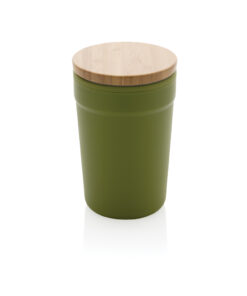 Alternative view of GRS rPP-Becher mit Bambusdeckel