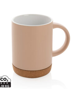 Alternative view of Keramikbecher mit Korkboden