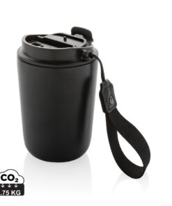 Cuppa Vakuumbecher aus RCS-Stahl mit Umhängeband