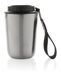 Cuppa Vakuumbecher aus RCS-Stahl mit Umhängeband