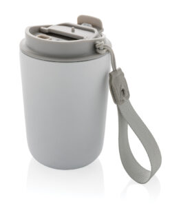 Alternative view of Cuppa Vakuumbecher aus RCS-Stahl mit Umhängeband
