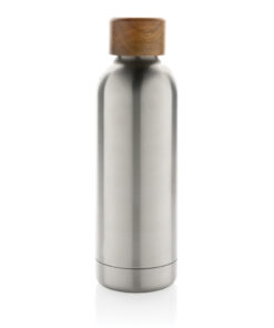 Wood Vakuumflasche aus RCS recyceltem Stainless-Steel